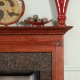 The Highlander is show in oak with Merlot stain.