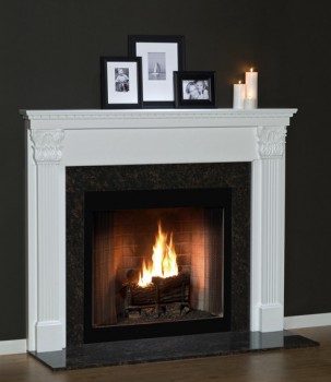 The Olympia shown in semi gloss white.