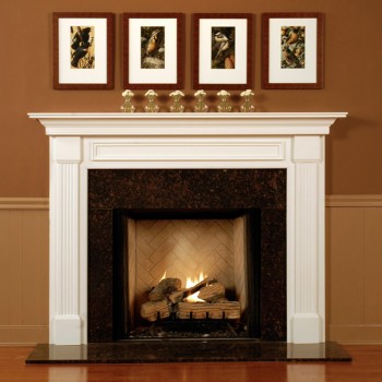 Enhance the beauty of your room with the Leesburg custom fireplace mantel.