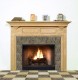 Shown in oak, the Williamsburg has a traditional look and feel.