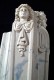 The Renaissance marble mantel has fine Italian design details