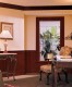 Riased panels shown in cherry.