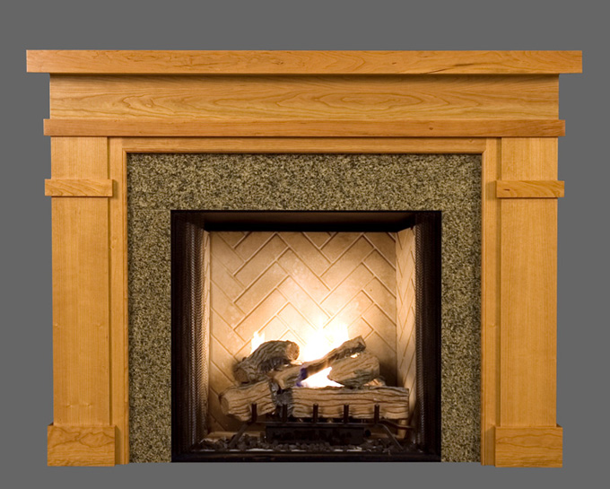 Bridgewater Custom Wood Fireplace Mantel