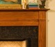 Detailed look at the Shippensburg mantel.