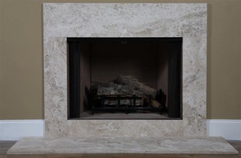 Travertine shown with optional riser.