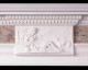 Detail image of Diana the Huntress on the center frieze.