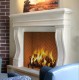 The Novel has a natural limestone finish.