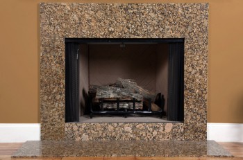 Earth tones make the Baltice Gold granite a good choice.