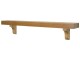 The Boxwood shelf has the corbels shipped loose.