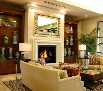 The Portrait Stone Fireplace Mantel