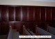 Raised panels used in church double stacked.