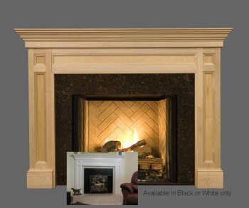 Chatham Mantels-Clearance-Black 48x49