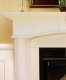 Barton Stone Mantel - detail