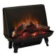 The Classic Flame 24" Electric Fireplace Insert fits into existing fireplaces.  Looks real whether "flames" are turned off or on. Heater and Remote Control Included.  LED technology.