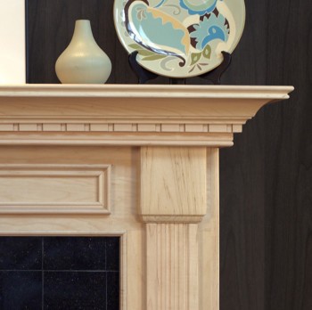 Detail image of the Harrisburg in maple.