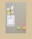 Grey granite pattern tack board.
