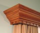 Detail image of the Corinthian wood cornice.