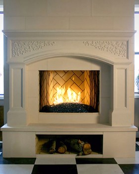 Palladio Stone Fireplace Mantel