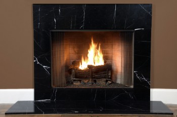 Marble surround kit shown with optional riser.