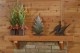 Cedar shelf with the smooth finish.