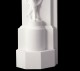 The Dancing Girl details of the Canova are featured in this Italian Marble Mantel.
