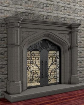 The Westminister has a tudor style arch.