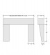 The inside opening width is adjustable on the Element mantel.