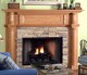 The Charleston fireplace mantel can be custom built to your specifications.