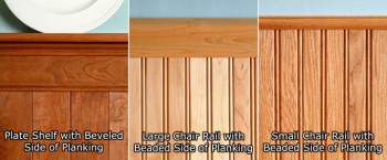 Chair rail options.