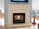 The Vanderbilt weighs 1/3 less a quarried stone mantel.
