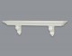 Monarch painted white mantel shelf.