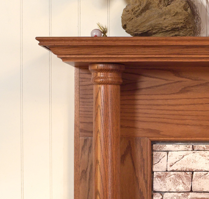Wood Fireplace Mantels Fireplace Mantel Standard MantelCraft