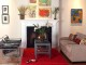 The Harrisburg mantel shown in semi gloss white.