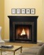 Contemporary surround shown in matte black.
