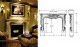 Chapelle Louis XV French Stone Fireplace mantel