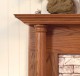 Detail image of the Georgian mantel.
