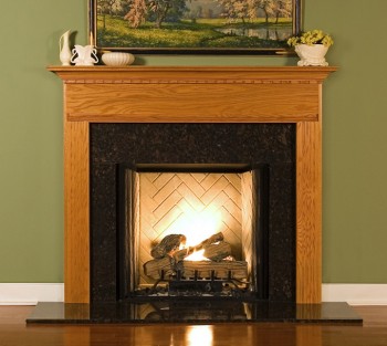 The Sterling has simple clean lines with dentil molding.