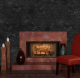 Used alone, or combined with another stone, this black split face stone tile has a dramatic impact.
