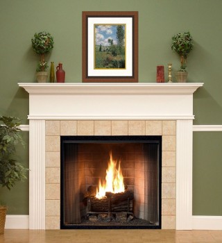Representative of the Monticello style... aka Kingston. Mantel available is Black