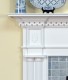 An inset frame adds special detail to the corners with a flower design in the middle.