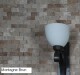 Montagne Brun 1 x 3 split face European tile.  Sold on 12" x 12" mesh backing by the square foot, for use on walls and around fireplaces.