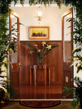 Planking shown in walnut.