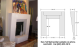 Specifications for the new Tall Metropolitan cast stone mantel, adding $400.  Call to order.