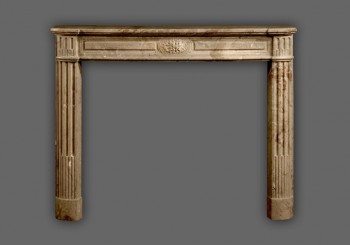 The Sophie marble mantel.