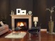 The Harrisburg mantel has 9" legs with fluted molding.