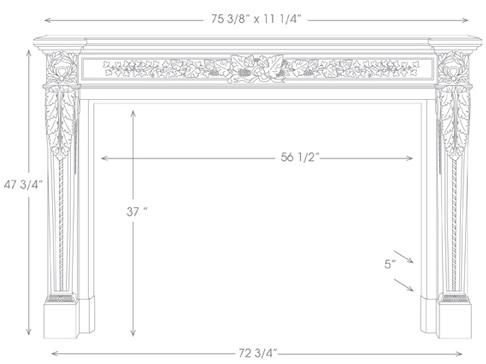 Auguste Mantel Illustration Diagram