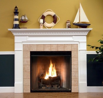 The Mt Vernon shown in semi gloss white.