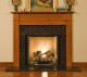 The Shippensburg fireplace mantels works well with limited wall space.