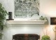 The Vicksburg mantel shelf shown in semi gloss white.