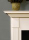 Detail image of the St James fireplace mantel.